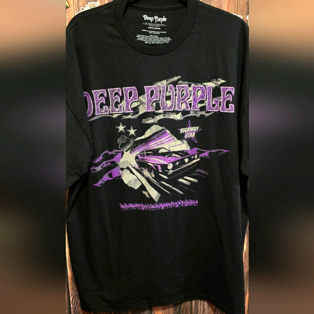 Deep Purple black Graphic T-Shirt
